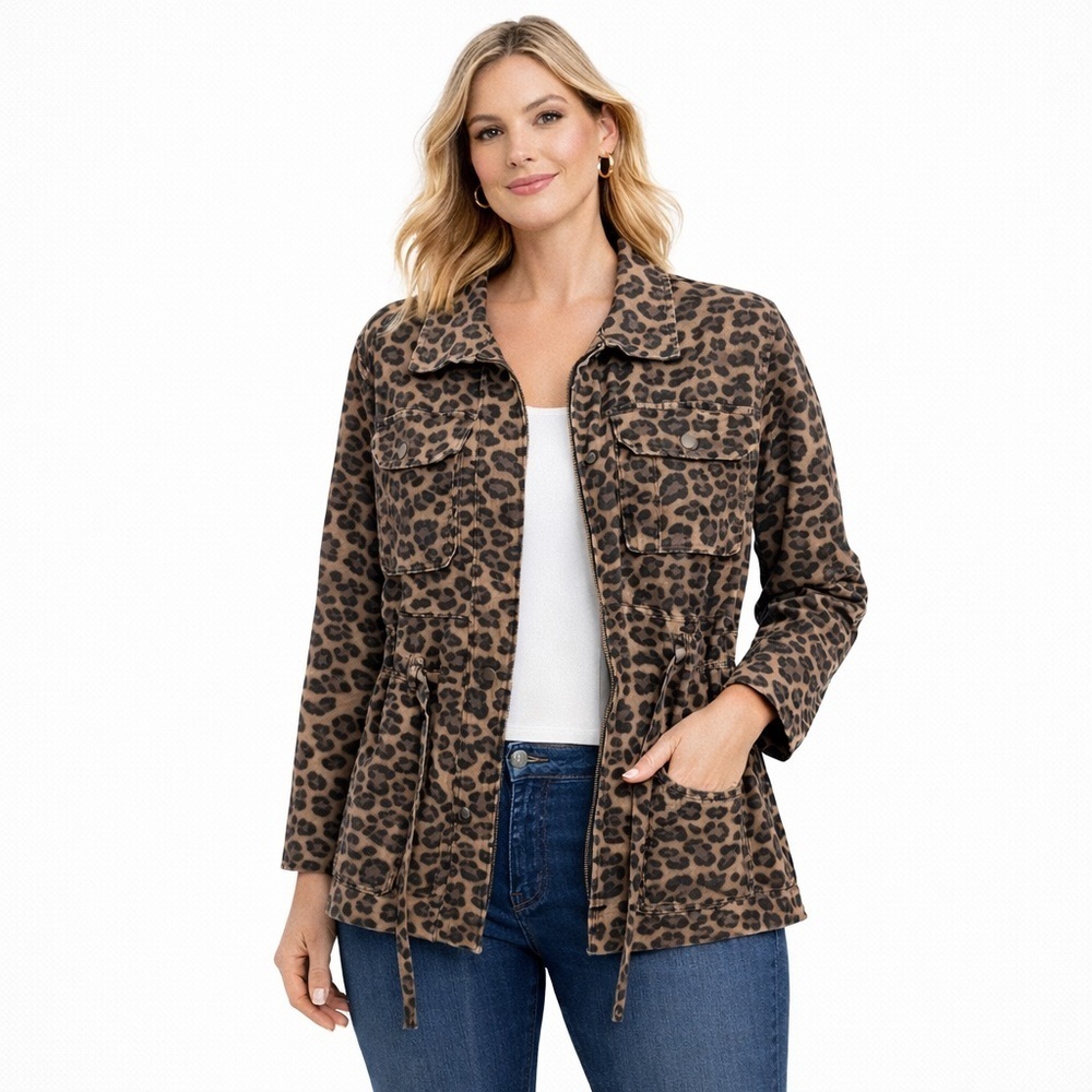 POL Leopard Print Jacket